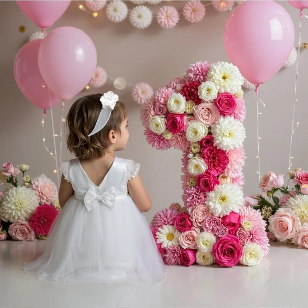 🍓$5 Pick!🍓 Booulfi Baby Girl Baptism Flower Girl Christening 3 Piece Set